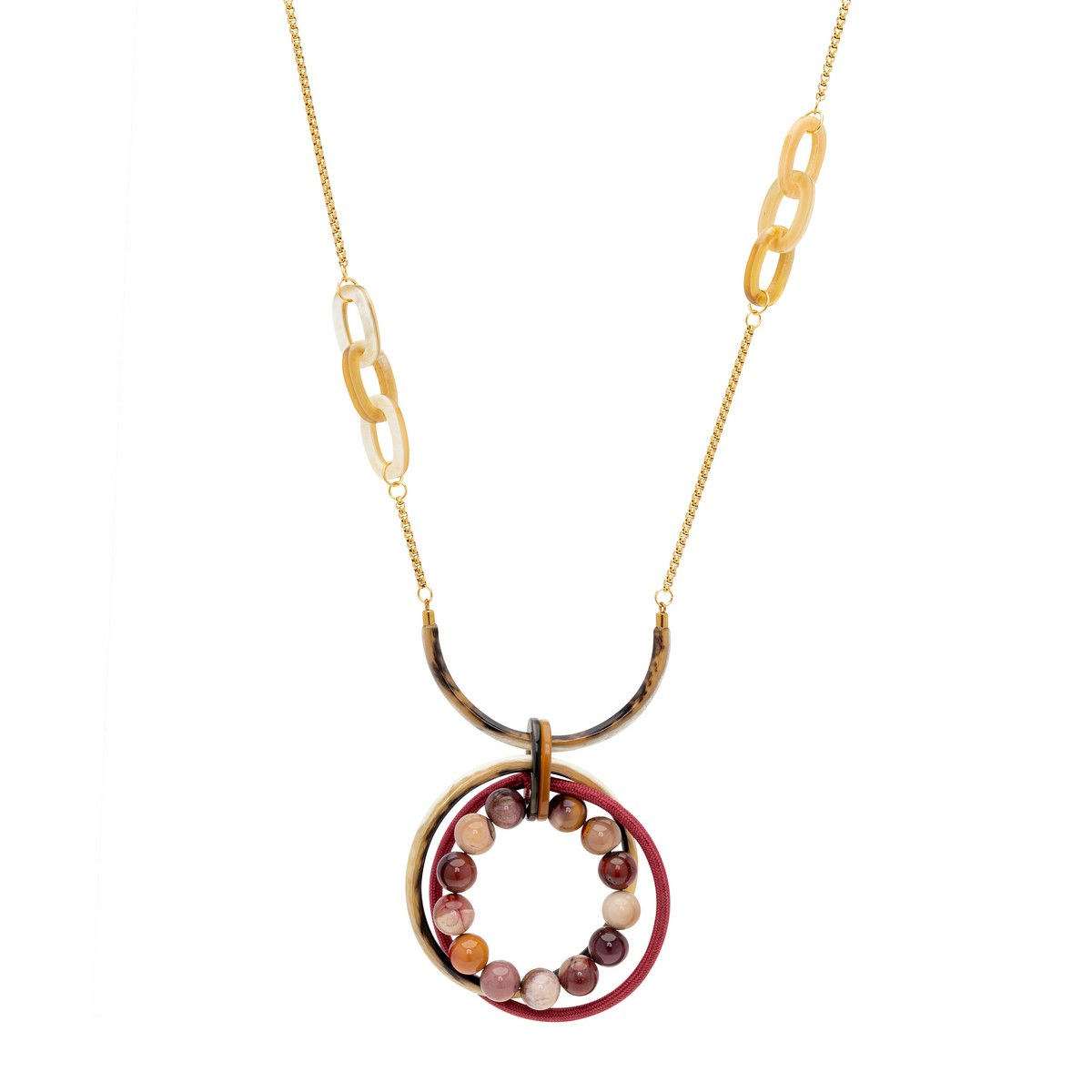 OLIMPIC MOOKITE LOVE KNOT NECKLACE