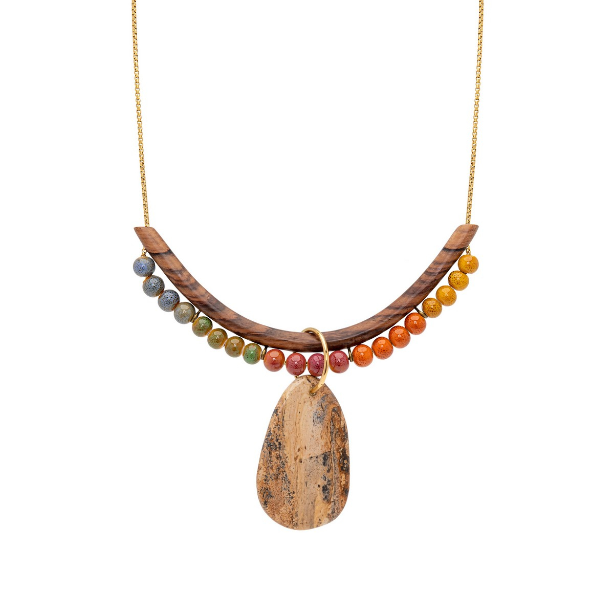 LEONARDO SHORT CERAMIC NECKLACE