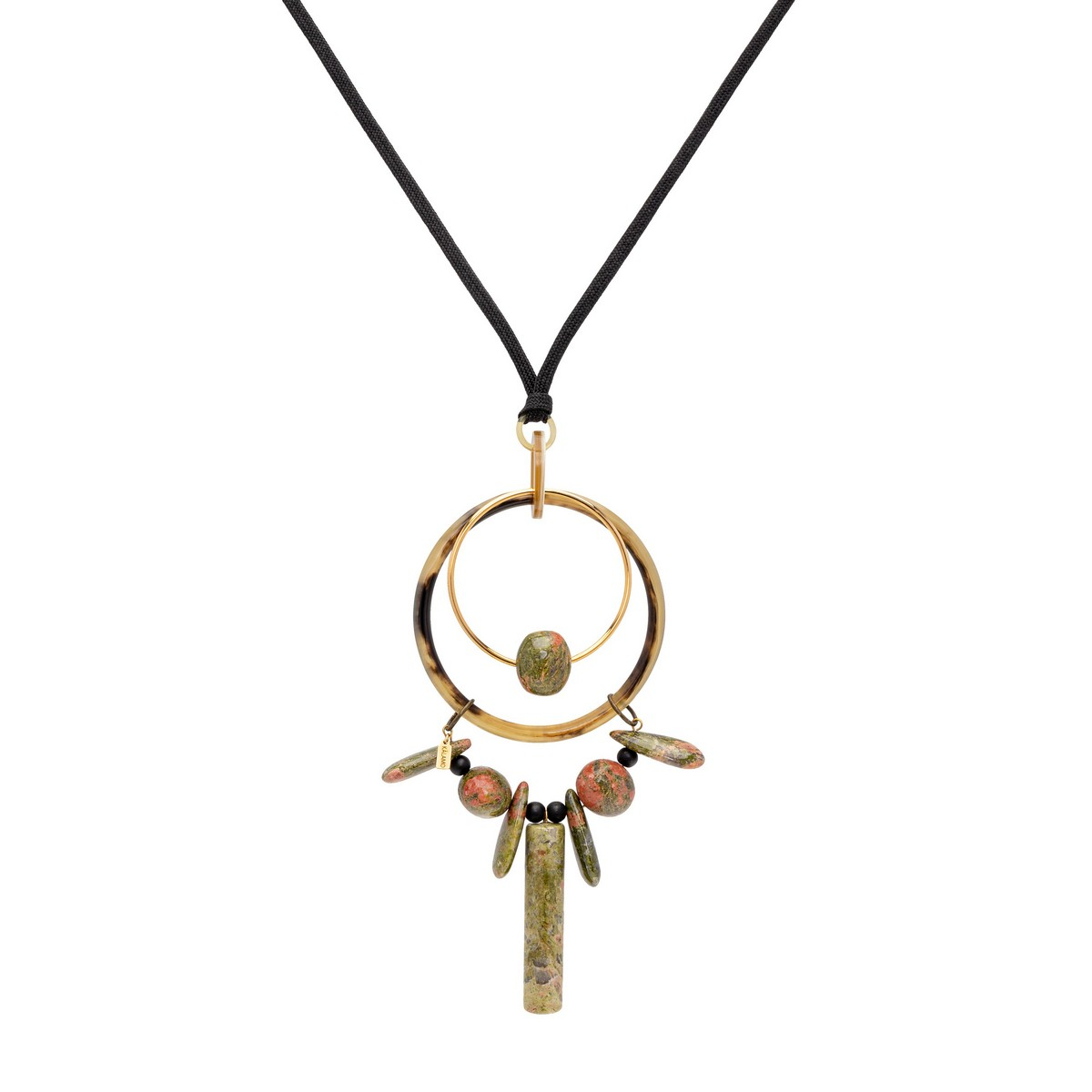 ADARA UNAKITE SLIDER NECKLACE