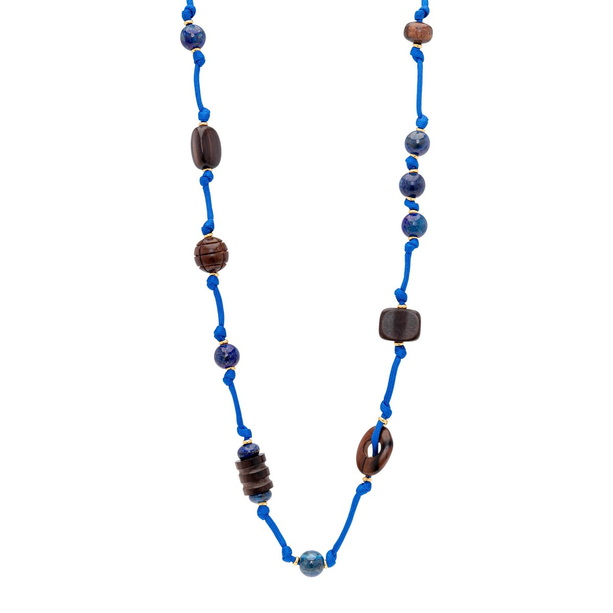 COLLAR LIVIA LARGO DE CORDÓN ANUDADO CON...