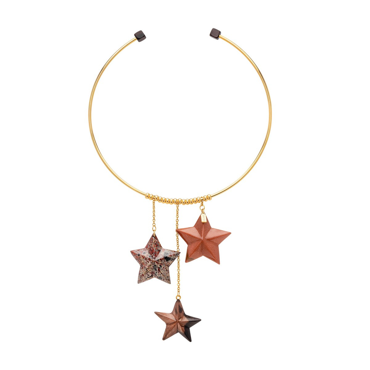 ADA COLLAR NECKLACE THREE DIFFERENT STARS