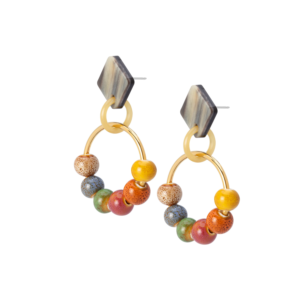 LEONARDO DOORKNOCKER HOOP EARRINGS