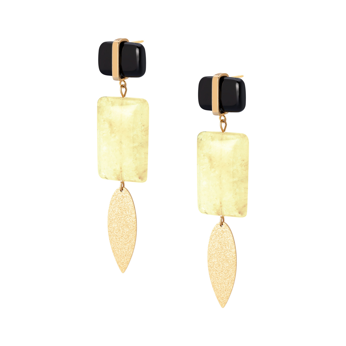 MILO QUARTZ AND CRYSTAL EARRINGS