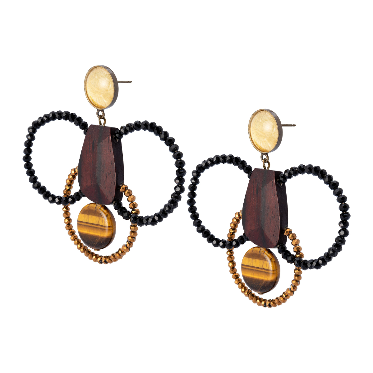 MARA WIRED EBONY EARRINGS