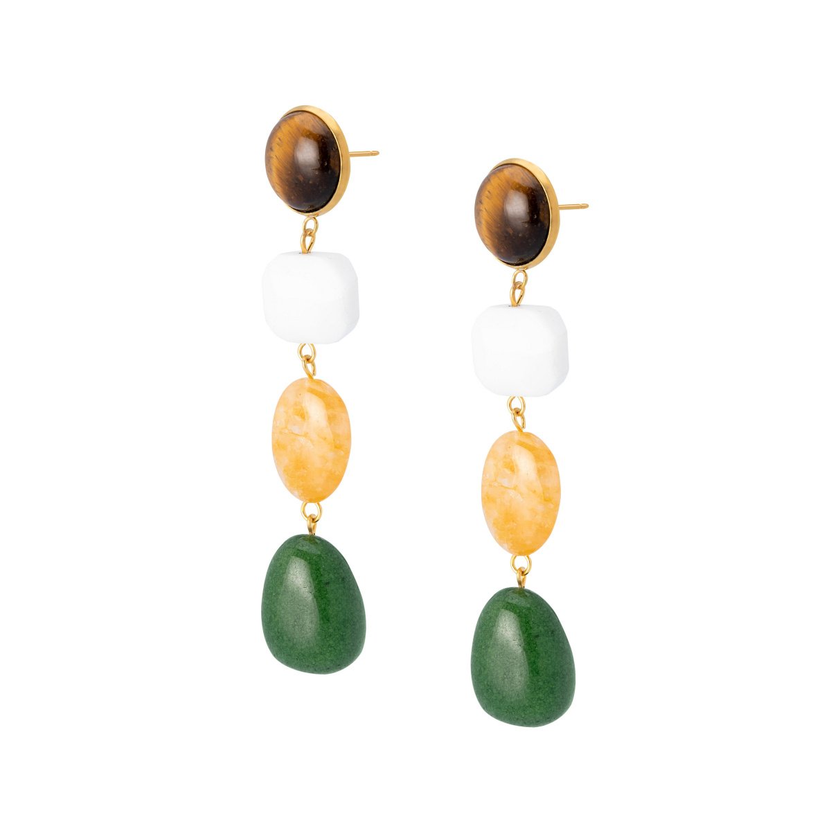 PAULINA TRIPLE DROP EARRINGS