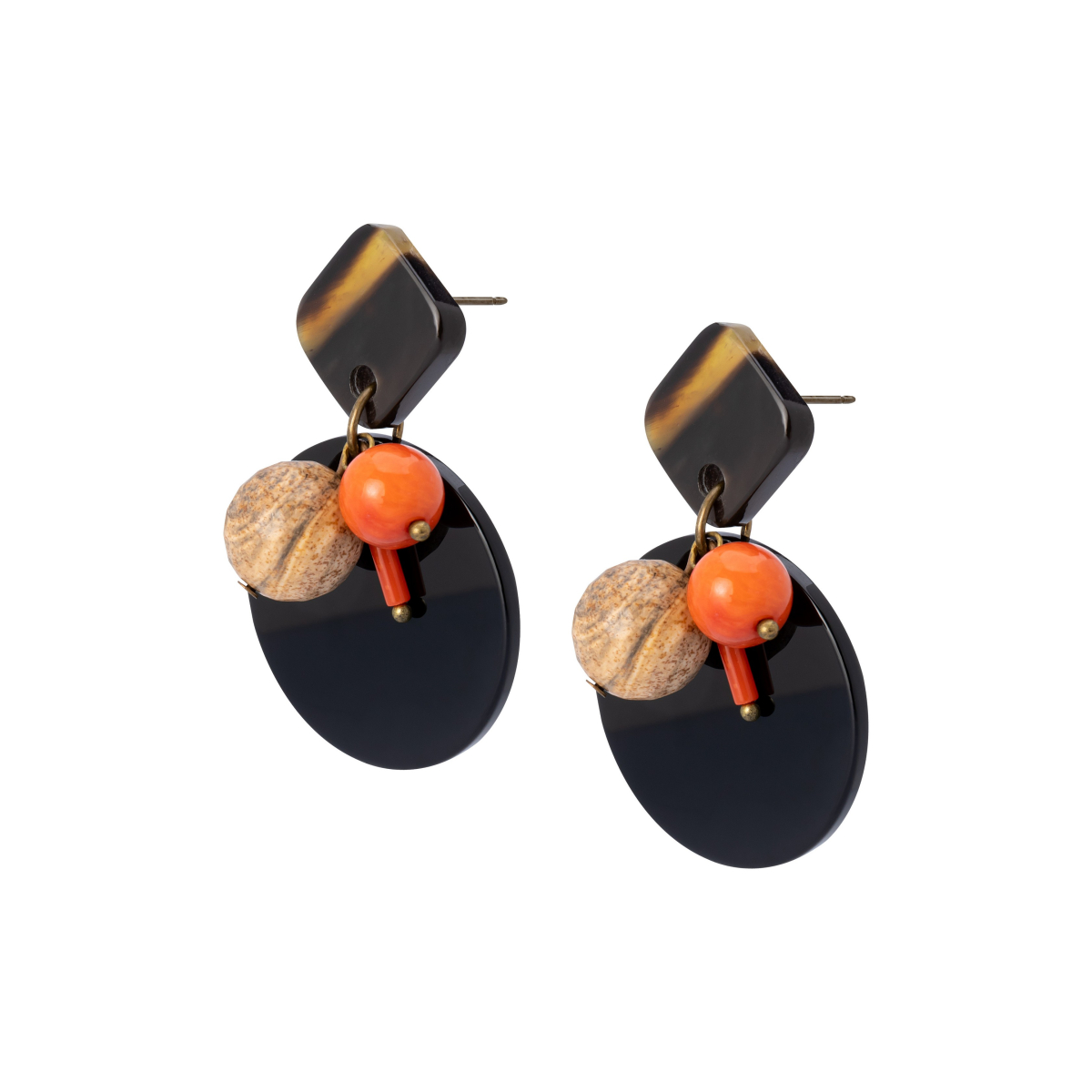 GAIA ONYX EARRINGS