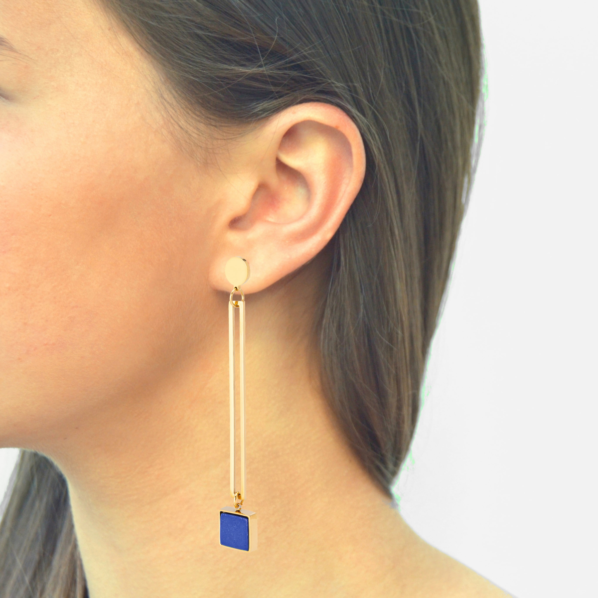 CECILE LAPIS EARRINGS
