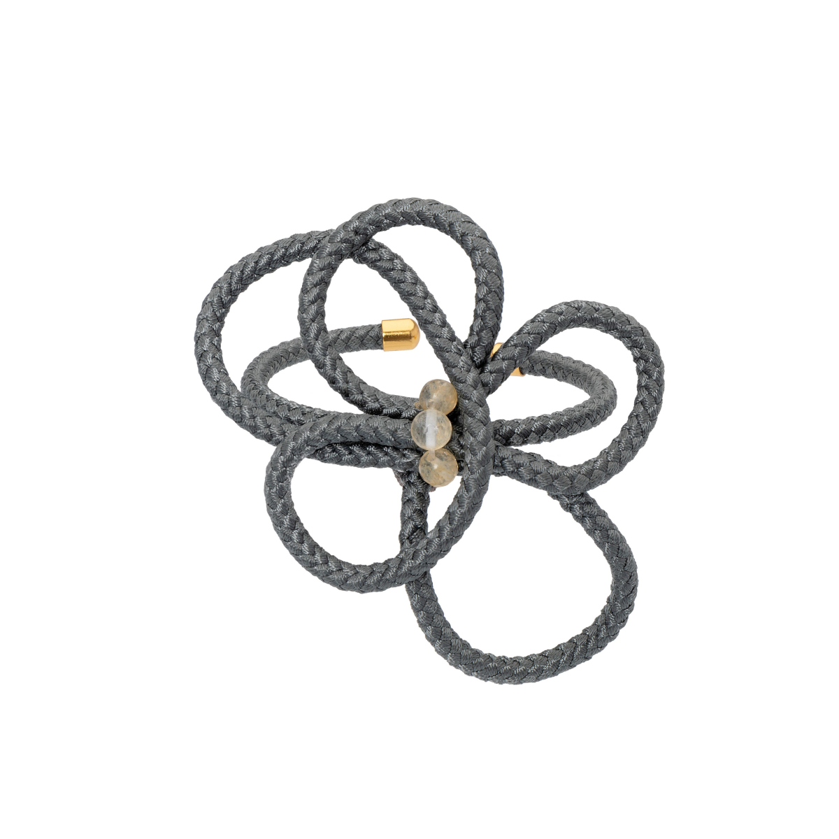 PULSERA MARINA CON NUDO Y CUARZO